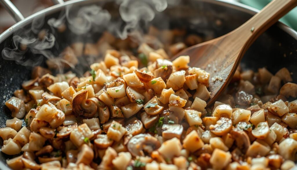 Mushroom Duxelle Preparation