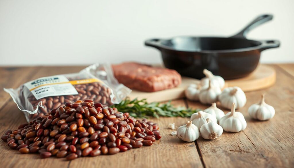 Small Red Beans and Ground Beef Recipe Ingredients