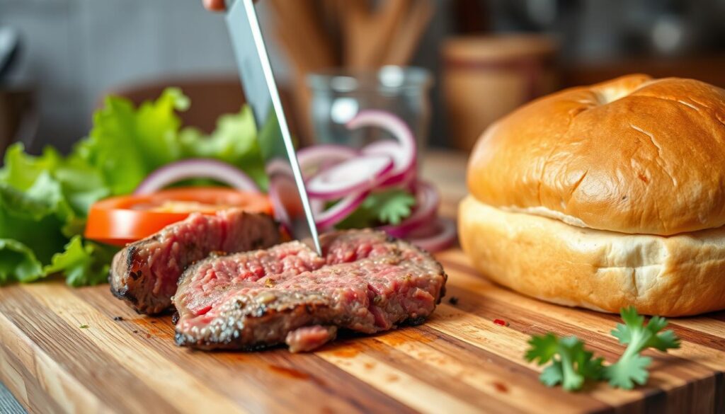 Steak Burger Preparation Techniques