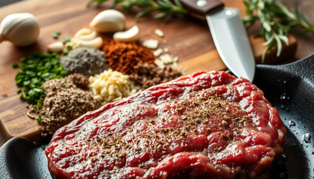 Steak Preparation and Seasoning Techniques