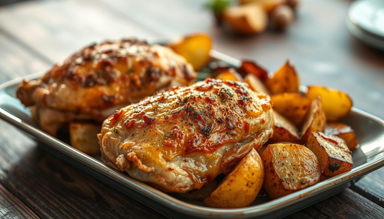 Perfecting Baked Chicken and Potatoes