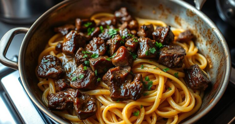 Beef Strips with Pasta: Quick and Easy Weeknight Dinners