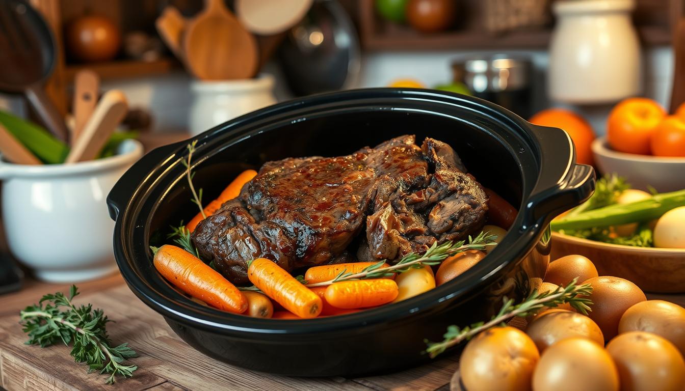 Easy Crock Pot Bucket Steak Recipe