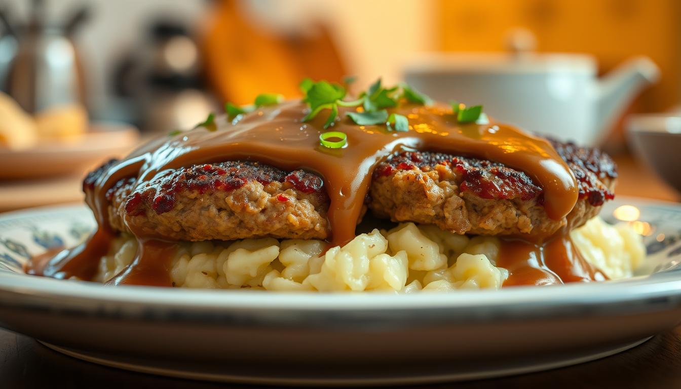 Delicious Salisbury Steak with Ground Chicken Recipe