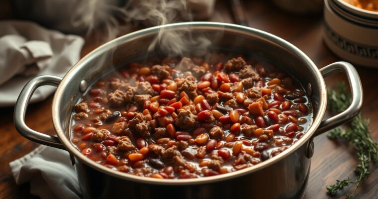 Small Red Beans and Ground Beef Recipe